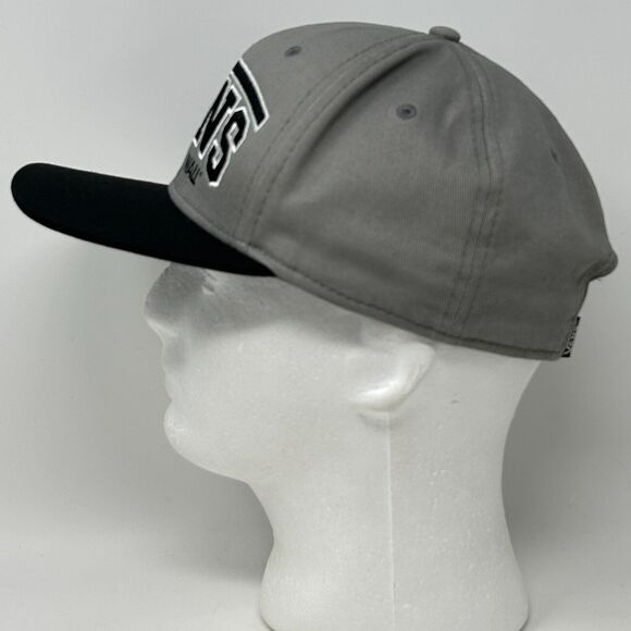 Vans Off The Wall Hat Baseball Cap Skater Skating Skateboarding Snapback Gray - Picture 6 of 9